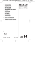 Einhell ROYAL MSB 34 Operating Instructions Manual