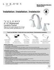 Luxart VELERO VE2418-PU Installation Manual