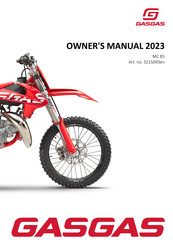 GAS GAS MC 85 2023 Owner's Manual