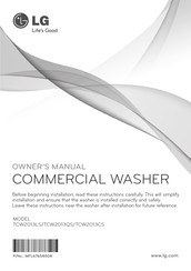 LG TCW2013LS Owner's Manual
