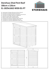 STOREHAUS EL-1829x1662-WD0-D1-PT Instructions For Assembly, Maintenance And Safe Use