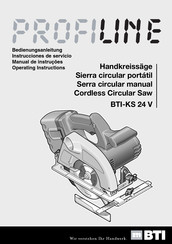 BTI 015867 Operating Instructions Manual