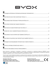 byox F1 Instructions For Use Manual