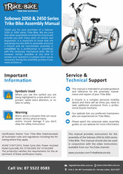 TRIKE BIKE Sobowo 2050 Series Assembly Manual