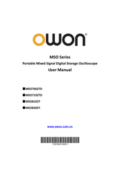 Owon MSO7062TD User Manual