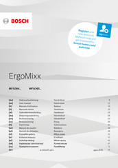 Bosch ErgoMixx MFQ36440/02 User Manual