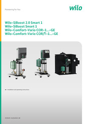 Wilo Wilo-Comfort-Vario COR/T-1-GE Series Installation And Operating Instructions Manual