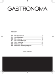 Gastronoma 18210001 Manual