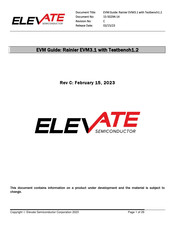 ElevATE Semiconductor Rainier User Manual