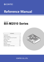 Contec BX-M2510 Series Reference Manual