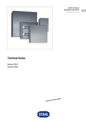 Stahl 8150/1 Series Operating Instructions Manual