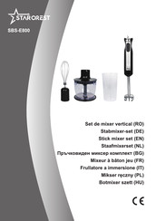 Starcrest SBS-E800 Instruction Manual