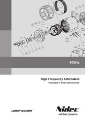 Nidec Leroy-Somer LSA 225 C Installation And Maintenance Manual