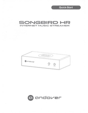 andover SONGBIRD HR Quick Start Manual