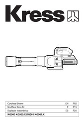 KRESS KG560 Series Manual