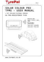 Tyrepal SOLAR COLOUR PRO User Manual