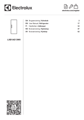 Electrolux LXB1AE13W0 User Manual