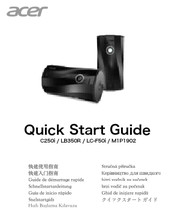 Acer M1P1902 Quick Start Manual