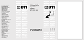 BTI PROFILINE BTI-WKS 125 Manual
