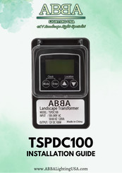 ABBA TSPDC100 Installation Manual