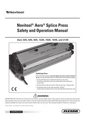 Flexco Novitool Aero 2135 Safety And Operation Manual