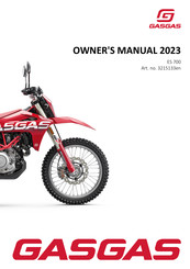 Gas Gas ES 700 2023 Owner's Manual