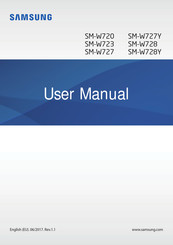 Samsung SM-W727Y User Manual