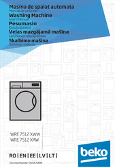 Beko WRE 7512 XWW User Manual