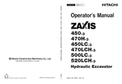 Hitachi ZAXIS 450-3 Operator's Manual
