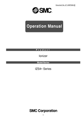 SMC Networks IZS40-2020-08B-X10 Operation Manual