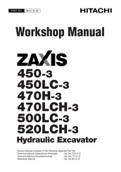 Hitachi ZAXIS 470LCH-3 ZAXIS 500LC-3 Workshop Manual
