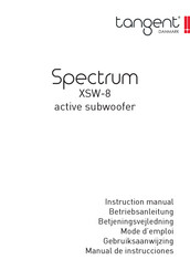 Tangent Danmark Spectrum XSW-8 Instruction Manual
