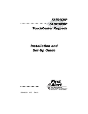 First Alert TouchCenter FA701CVKP Installation And Setup Manual