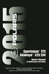 Polaris Sportsman ETX Hawkeye 325 2X4 2014 Owner's Manual