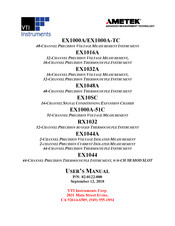 VTI Instruments EX1000A-TC User Manual