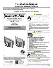 Quadra-Fire 41I-ACC-BK Installation Manual
