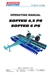 Farmet SOFTER 4,5 PS Operating Manual