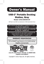 Tripp Lite U442-DOCK5-GY Owner's Manual