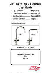 Zip HydroTap G4 802701 User Manual