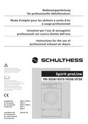 Schulthess 9655.3 Instructions For The Use