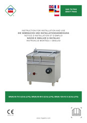 RM Gastro BR-80-98G Instructions For Installation And Use Manual