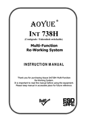 Aoyue INT 738H Instruction Manual
