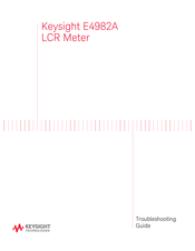 Keysight E4982A Troubleshooting Manual