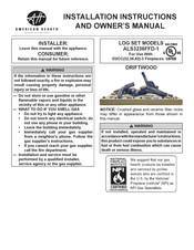 American Hearth ALS3236FFD-1 Installation Instructions And Owner's Manual