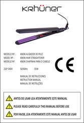KRHÜNER 40696 Instruction Manual