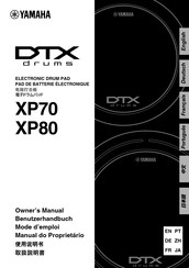 Yamaha DRTX XP70 Owner's Manual