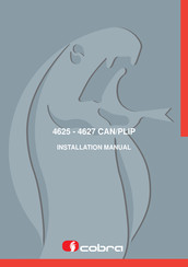 Cobra 4627 CAN/PLIP Installation Manual