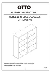 Otto HORSENS OT16CUBEWE Assembly Instructions Manual