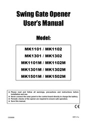TOPMAQ MK1101M User Manual