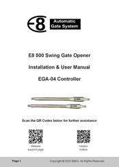 BMGi E8 500 Installation & User Manual